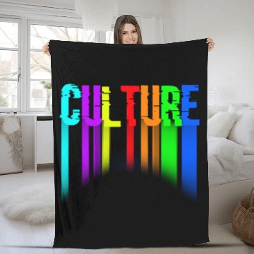 Discover Culture Colorfull Fleece Blankets