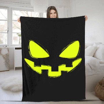 Discover Pumpkin Halloween Fleece Blankets