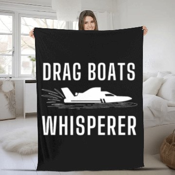 Discover Drag Boat Racing And Speedboat Racing Fleece Blankets
