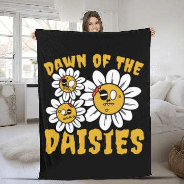 Discover Daisy Gardening Gardening Daisy Fleece Blankets