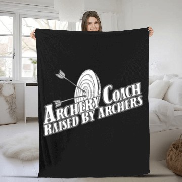 Discover Archery Archery Coach Fleece Blankets