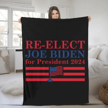 Discover Joe Biden For President 2024 Fleece Blankets