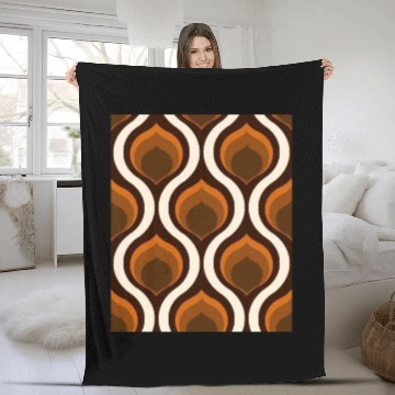 Discover Autumn colors inscription on dress fall vibes Fleece Blankets