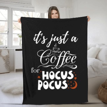 Discover it s just a coffee for hocus pocus Fleece Blankets