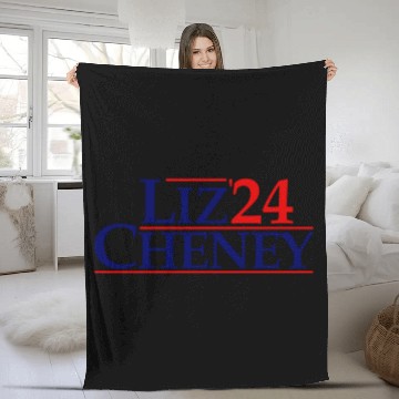 Discover Liz Cheney '24 Presidential Election Elect Cheney Fleece Blankets