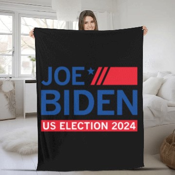 Discover Joe Biden US Election 2024 Fleece Blankets
