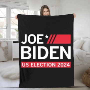 Discover Joe Biden US Election 2024 Fleece Blankets