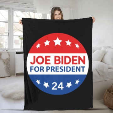 Discover Joe Biden For President 24 Fleece Blankets