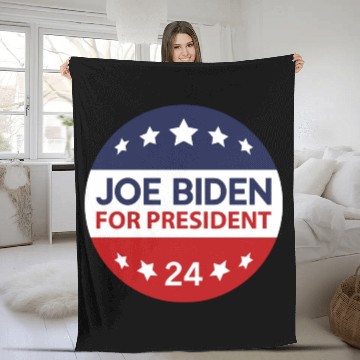 Discover Joe Biden For President 24 Fleece Blankets