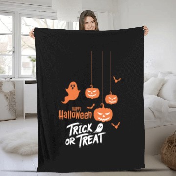 Discover Trick or Treat Halloween Fleece Blankets