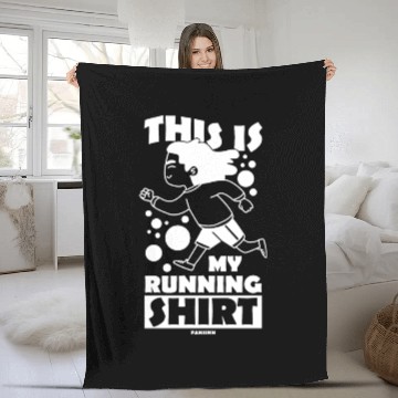 Discover Run jogging sport race training gift Fleece Blankets