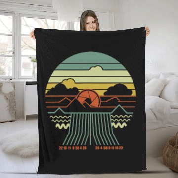 Discover Landscape Photography Gift Photographing Camera Ph Fleece Blankets