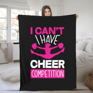 Discover I Can't I Have Cheer Competition Cheerleading Fleece Blankets