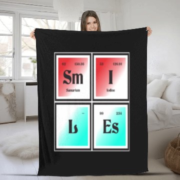 Discover Smiles | Periodic Table of Elements Fleece Blankets