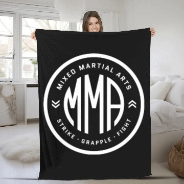 Discover Mma Bjj Mixed Martial Arts Fan Fighter Strike Grap Fleece Blankets