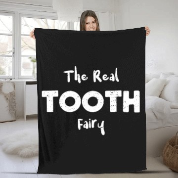Discover The Real Tooth Fairy - Halloween Fleece Blankets