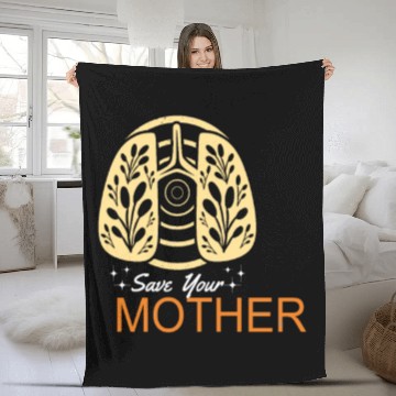Discover Save Earth Save Your Mother Earth Protection Fleece Blankets