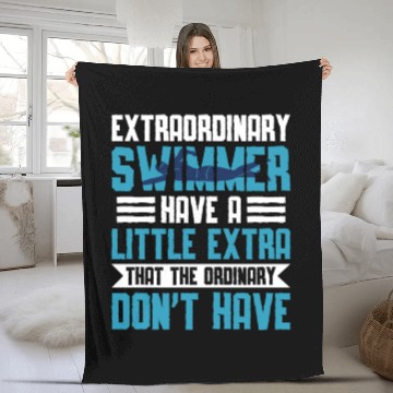 Discover Swim Swimming Extraordinary Swimmer Have Little Fleece Blankets