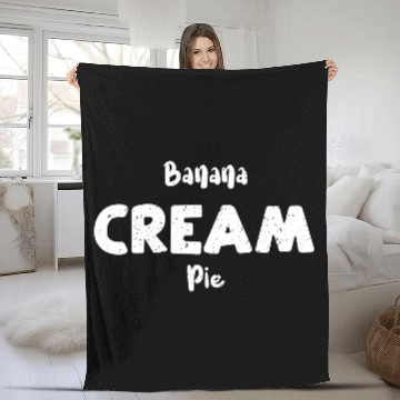 Discover Banana Cream Pie - Math Fleece Blankets