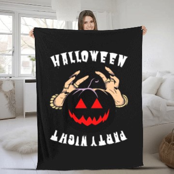 Discover HALLOWEEN PARTY NIGHT Fleece Blankets CLASSIC