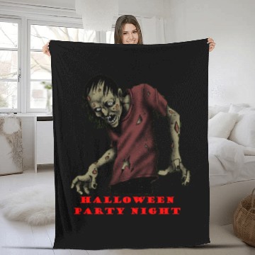 Discover HALLOWEEN PARTY NIGHT Fleece Blankets CLASSIC
