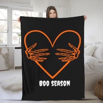 Discover Halloween Boo Season unisex couples Fleece Blankets
