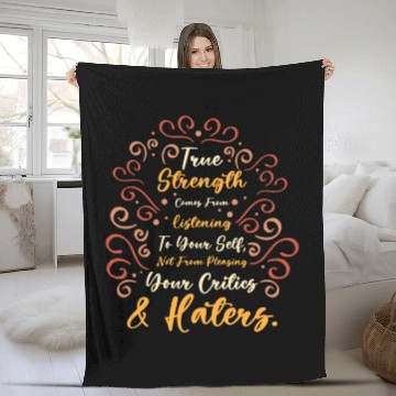 Discover Encouraging People Self-care Motivator Positivity Fleece Blankets
