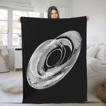 Discover Geometric Circle Ellipses Lines Fleece Blankets