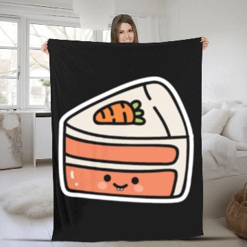 Discover Carrot Cake Sweet Carrot Cake Fleece Blankets