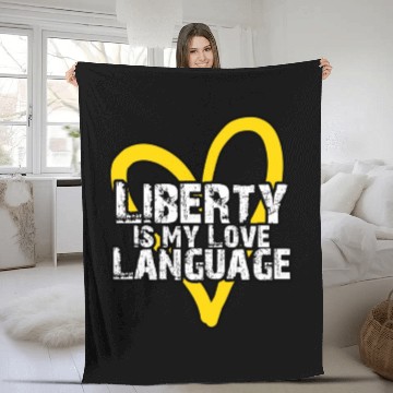 Discover Liberty Love Fleece Blankets