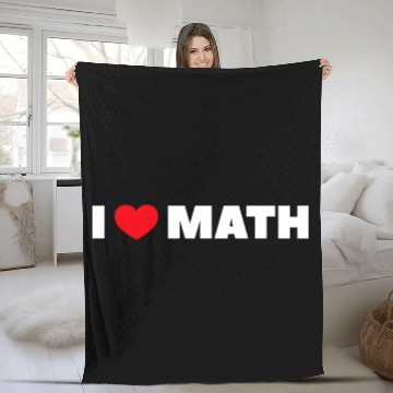 Discover I Love Math Fleece Blankets
