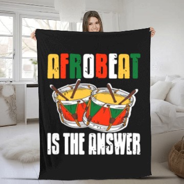 Discover Afrobeat is the Answer African Music Afrobeats Fleece Blankets