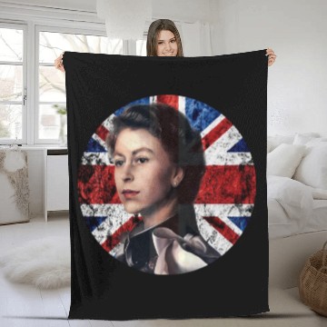 Discover Rip Queen Elizabeth II - Above All Else Fleece Blankets