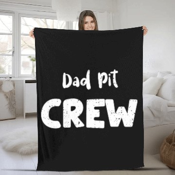 Discover Dad Pit Crew - Birthday Fleece Blankets