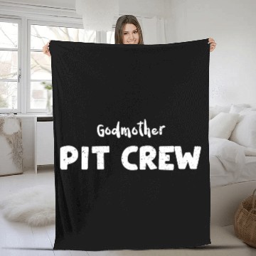 Discover Godmother Pit Crew - Racing Fleece Blankets