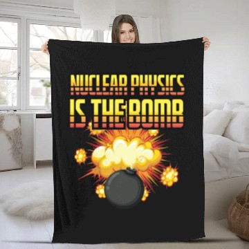 Discover Nuclear Physics Scientist or Instructor Gift Fleece Blankets