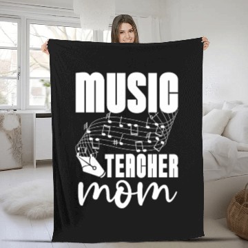 Discover Music Teacher Mom Fleece Blankets