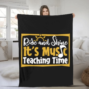 Discover Music Teacher Fleece Blankets