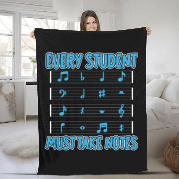 Discover Music Teacher music nout Fleece Blankets
