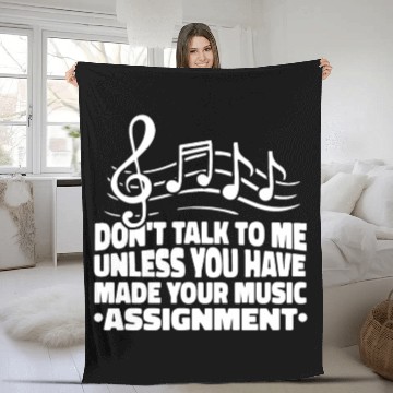 Discover Music Teacher music nout Fleece Blankets