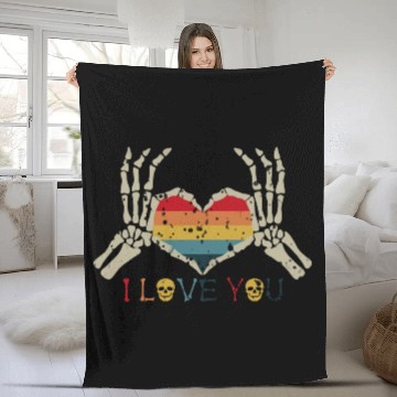 Discover happy haloween Fleece Blankets