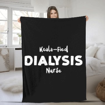 Discover Koala-Fied Dialysis Nurse - Nurse Fleece Blankets