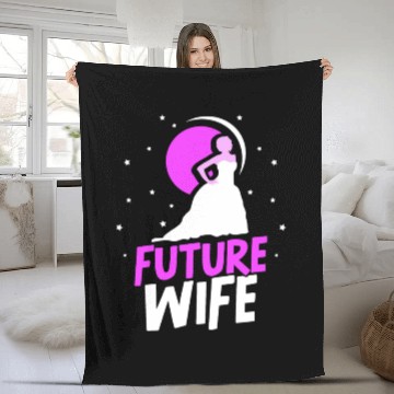 Discover Future Wife Wedding Party Bachelorette Bride Fleece Blankets