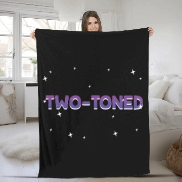 Discover Two Toned Bisexual LGBTQ Bi Pride Sayings Asexual Fleece Blankets