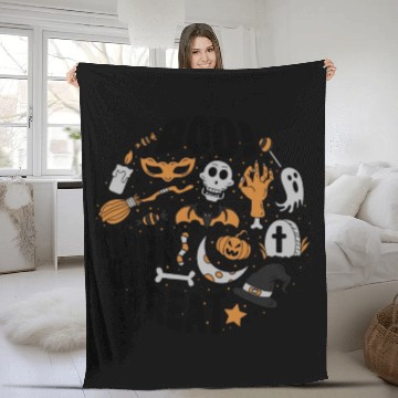 Discover Halloween Costume Fleece Blankets, Trick Or Treat Witchy