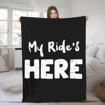 Discover My Ride's Here - Texas Fleece Blankets