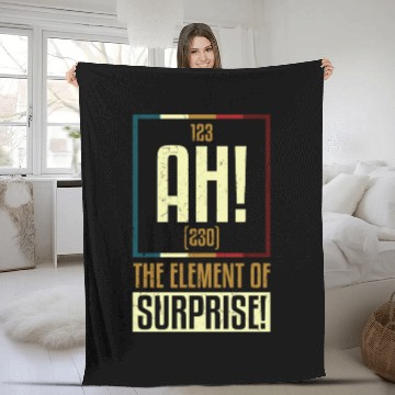 Discover AH The Element Of Surprise Fleece Blankets