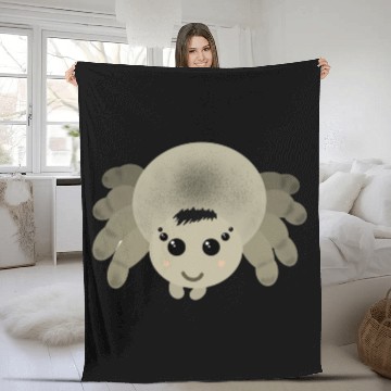 Discover Spider Cute Fleece Blankets