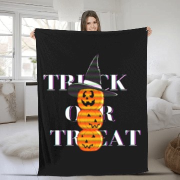 Discover Trick or Treat TV Fleece Blankets
