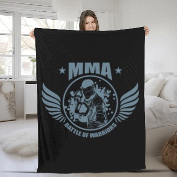 Discover MMA Battle of Warriors Mixed Martial Arts Fleece Blankets